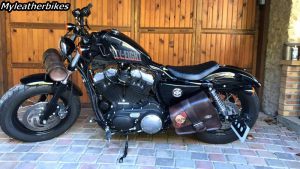 Sacoche artisanale Harley davidson Myleeatherbikes sur mesure_37